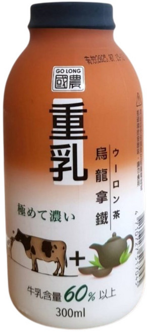 國農重乳 烏龍茶拿鐵 300ml, 24個裝