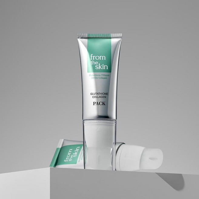 韓國 From the skin 穀胱甘肽膠原蛋白撕拉面膜(附刮刀), 1組, 50g, 1入