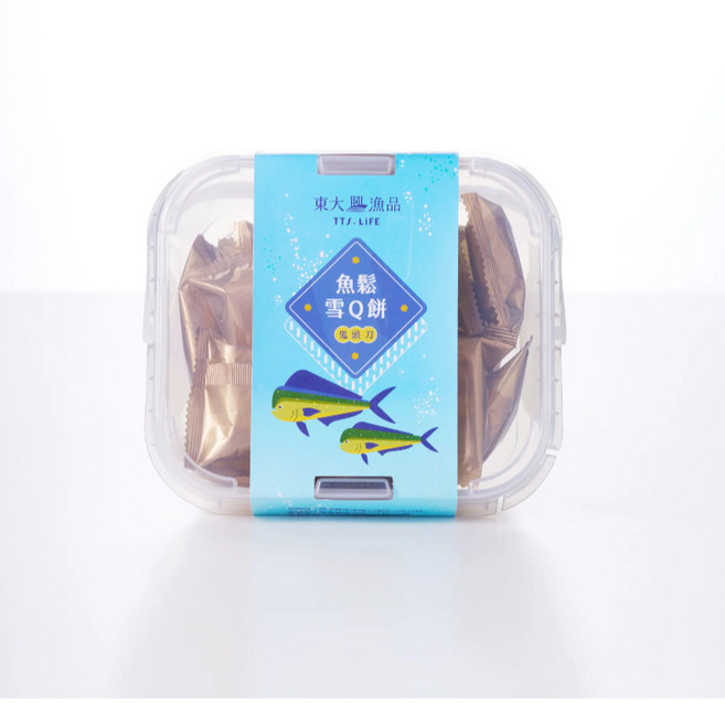 【東大興】鬼頭刀魚鬆雪Q餅 Q彈不黏牙 東港特色伴手禮, 200g, 1個