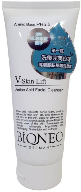 德國百妮 BIONEO全新升級版-完美V緊緻胺基酸洗面霜 溫和潔淨、緊緻肌膚 打造彈力美肌, 1件, 200ml