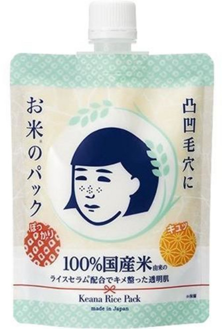 Keana Rice Pack 100% 國產米 泡泡洗顏, 170g, 1個