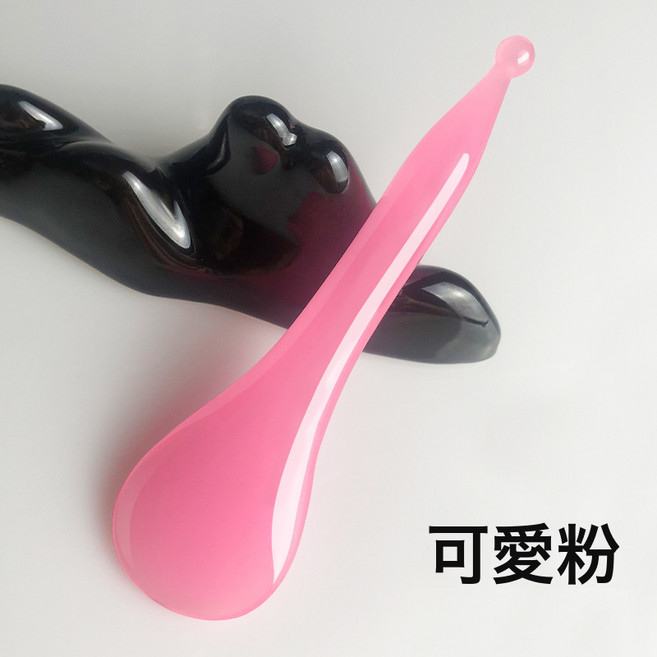 臉部美容刮痧撥筋棒經絡按摩板工具眼臉部提拉全身通用點穴筆, 可愛粉:如圖, 1個