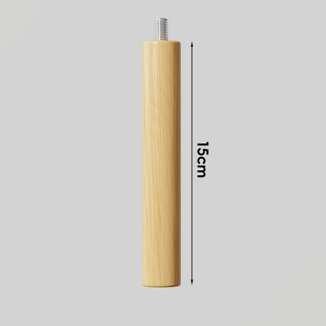 實木電腦顯示器增高架, 原木支撐腿15cm*4實木, 1個