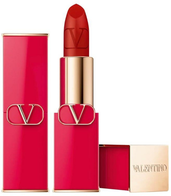 Valentino Rosso 하이 피그먼트 리필 가능한 립스틱 219A 스타 스터드, 1