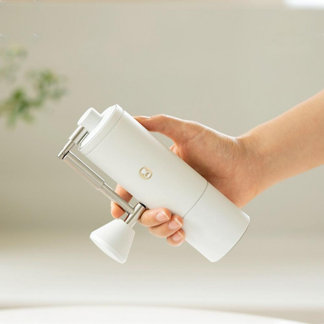 TIMEMORE泰摩 手搖磨豆機 CNC不鏽鋼磨芯 台灣公司貨, C5 Pro 白色(全金屬機身), 1個