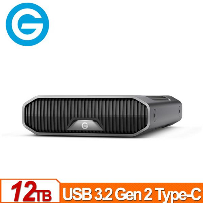 WD G-DRIVE 12TB 3.5吋企業級外接硬碟, 詳見商品說明, 1GB