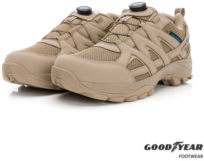 GOODYEAR 戶外動態防水轉扣健行鞋