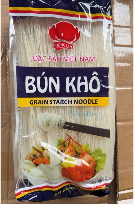 DONG LIN 東霖 越南米線 穀物澱粉麵 500g, 1個, 158 BK (500g)