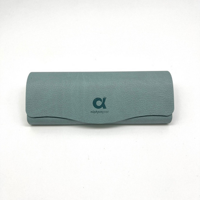 alphameer 磁吸硬殼眼鏡盒 莫蘭迪綠