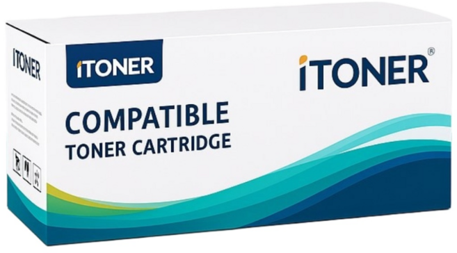 iTONER HP 高印量副廠碳粉匣 (有晶片), 黑色, 1個