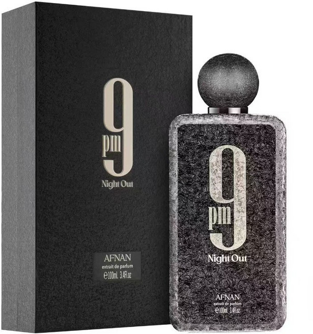 Afnan 9 PM 男士淡香水噴霧, 1個, 裂紋款,100ml, 100ml