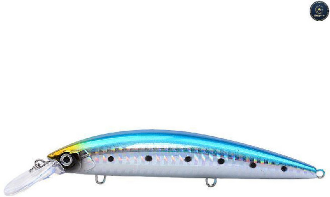 硬餌 米諾路亞餌 超遠投 37g/30.8g/32.8g/26.8g 魚餌, 13#,37G/13.3CM(特大號)三個鉤, 1個