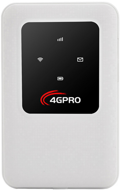 4GPRO 便攜式4G LTE無線路由器,輕巧便攜,多人共享,高速穩定,長效續航,旅行出差必備, 1個
