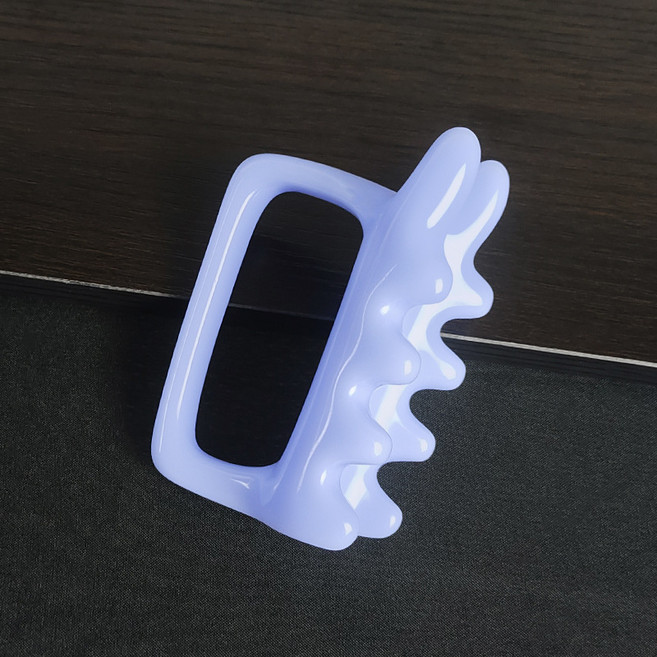 腿部雙推全身通用按摩器手持推拿工具刮痧點穴筆撥筋棒經絡板神器, 腿部經絡推1個【天藍色】:無規格, 1個