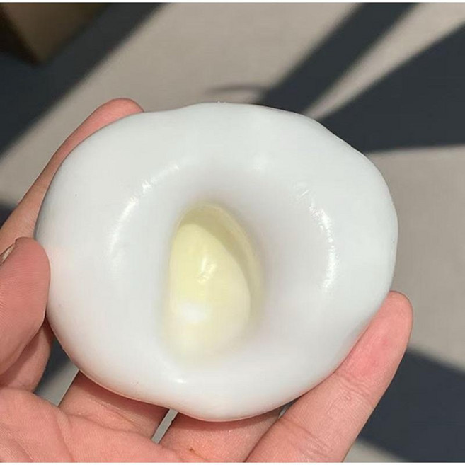 冰皮糯米餈手作球 舒壓小物, 1個, 黃油,大號棉花沙款(約5.5cm), 黃油, 大號棉花沙