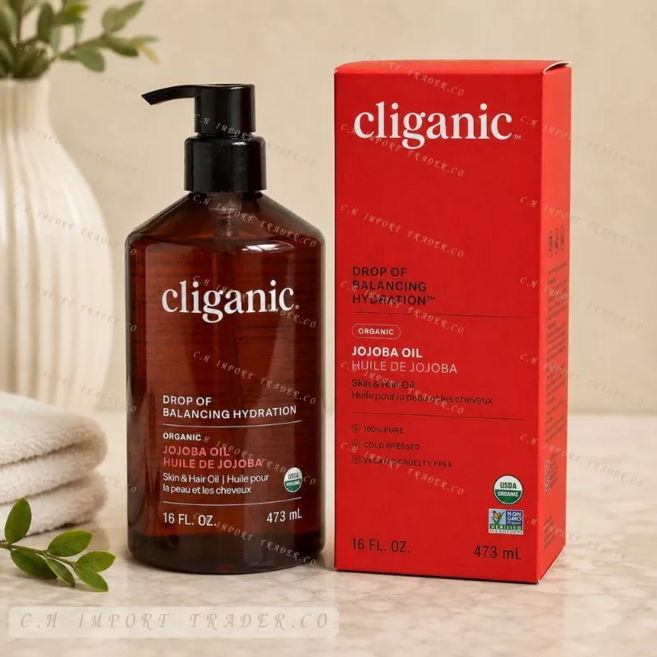 Cliganic 有機冷壓荷荷巴油, 1件, 473ml