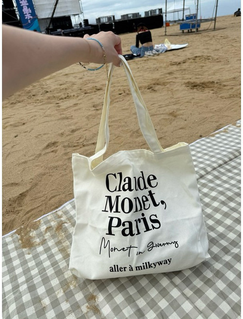 【法式文青托特包】Claude Monet Paris 帆布袋