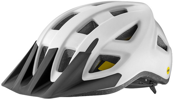 LIV PATH MIPS 女性休閒自行車安全帽, 1個, 平光白,M/L (55-63CM), 平光白