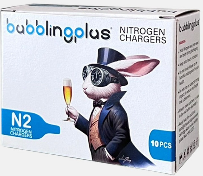 bubblingplus N2 氮氣氣彈 10入, 1個, 36盒(️超商取貨已超重️只能宅配)