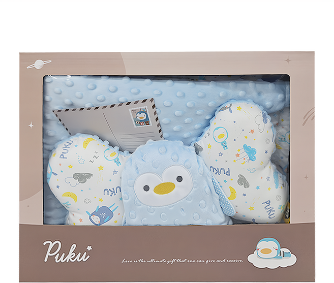 PUKU 藍色企鵝 LoDo星月暖暖樂豆禮盒