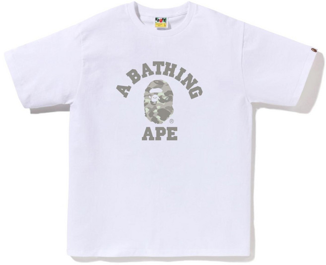 베이프 시티 카모 컬리지 반팔 티셔츠 A BATHING APE