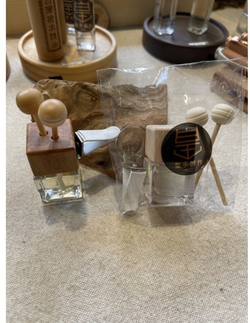 《皇手製作》台灣檜木純油 車夾擴香 檸檬香, 1個, 車夾擴香(5ml)檸檬香