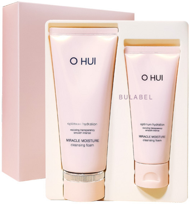 오휘 미라클 모이스처 클렌징 폼 세트 (200ml+100ml), 1세트, 300g