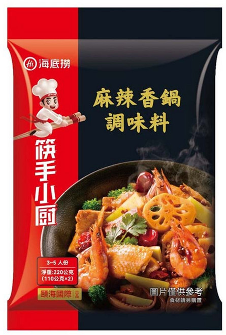 海底撈 火鍋湯底 麻辣香鍋調味料 多種風味 輕鬆料理, 1個, 麻辣香鍋, 220g