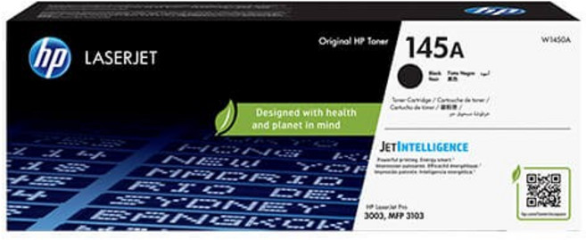 HP 原廠 145A 黑色碳粉匣, 黑色, 1個