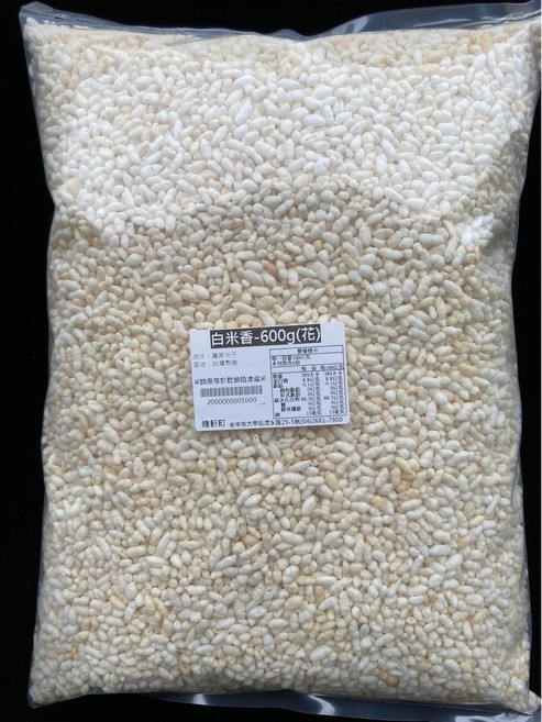 糖軒町 白米花/白米香 600g, 1個