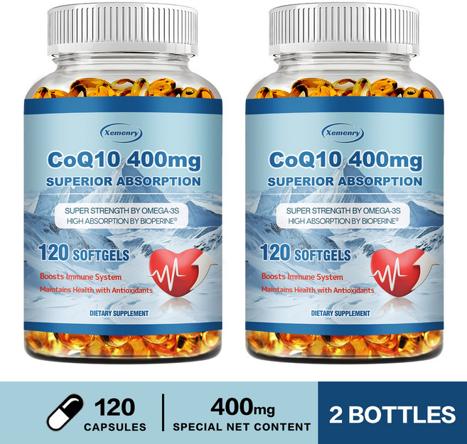 Xemenry CoQ10 400mg 高吸收率 營養補充品, 240組