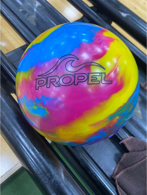 PROPEL MOTIV 輕球 11磅 保齡球, 1個, 11磅PROPEL Y/P/B 左上, Y/P/B