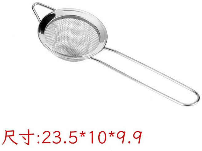 不鏽鋼濾網漏勺 燕窩過濾器 油格篩粉工具, 直徑10CM, 1個