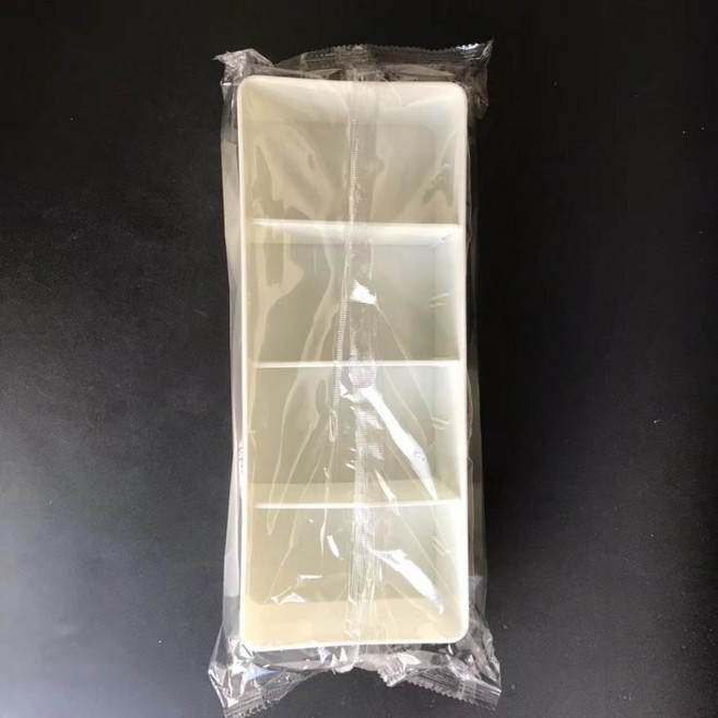 【必買推薦】熱銷爆款 醫院用抽屜分隔擺放藥品塑膠輸液盒護士針劑液體瓶收納筐桌面整理, 米白色, 1個