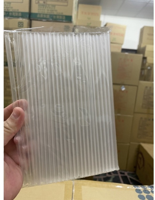 彩色細吸管/透明吸管 50入, 621斜口透明52071, 1個