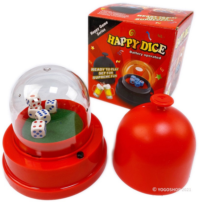 HAPPY DICE 電動開心骰子 遊戲組, 不挑色 | | 一組 |, 1個