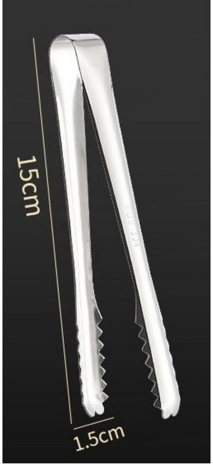 不鏽鋼冰塊夾 304不鏽鋼, 1個, 小號冰塊夾