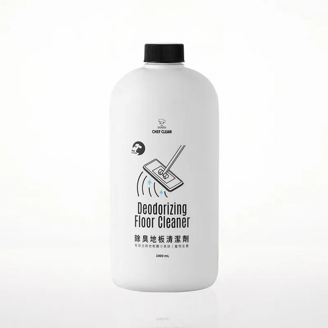 淨毒五郎 除臭地板清潔劑 寵物清潔 除臭, 1個, 1000ml,1瓶