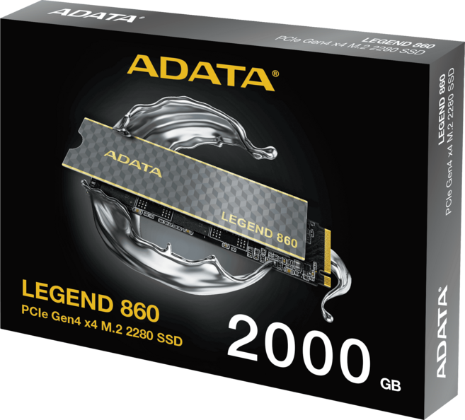 ADATA LEGEND 860 PCIe Gen4 x4 M.2 2280 SSD 2000GB