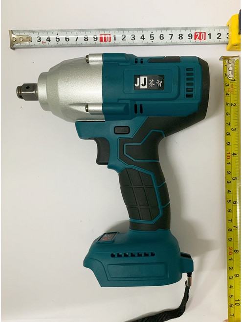 鋰電無刷衝擊扳手 21V, 1個, JJ無刷大扭力 E款藍綠 單機(無電池)