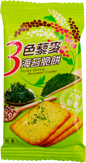 3色藜麥海苔脆餅 奶素, 600g, 1套