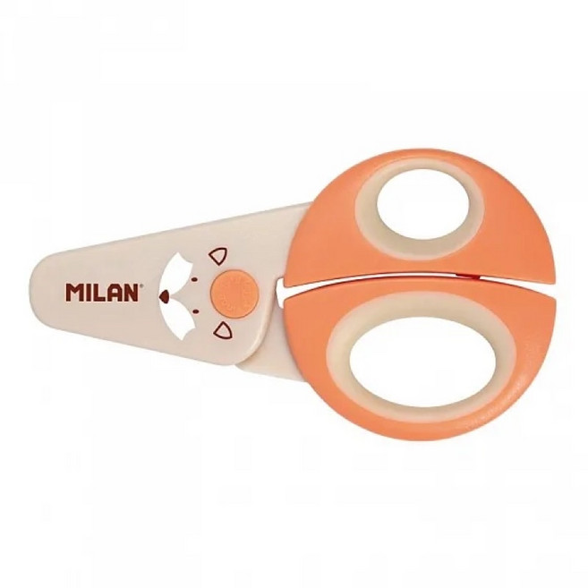 MILAN 學齡前兒童剪刀, 1個, 橘色小狐狸