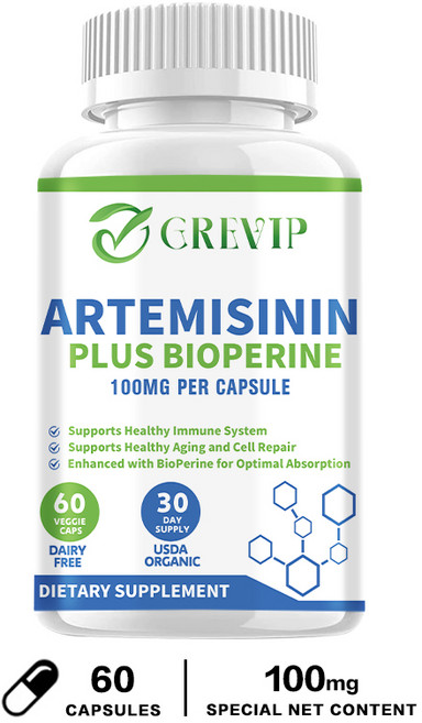 GREVIP Artemisinin Plus Bioperine 膠囊, 60組