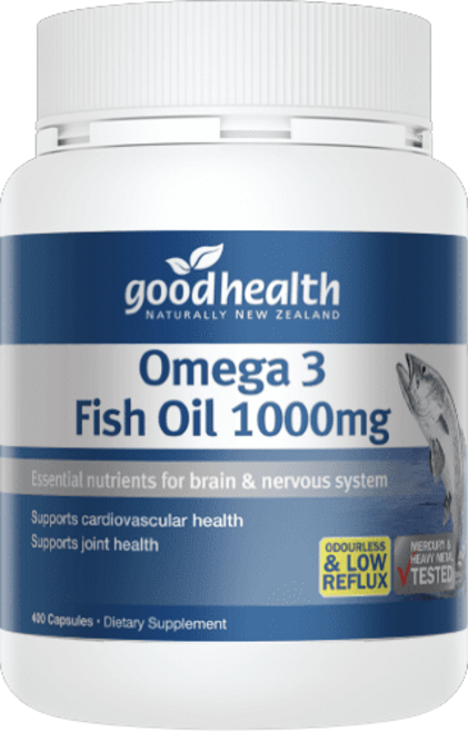 Goodhealth Omega 3 魚油 1000mg 400粒, 1個, 400顆
