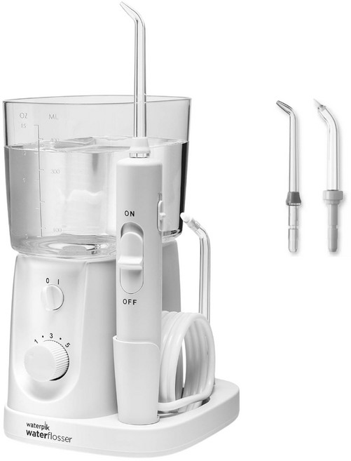 Waterpik WP-320 Nano Plus 沖牙機 6噴頭 1年保固 WP320, 1個, 拆售2噴頭組-標準/齒間各1-夾鏈袋包裝