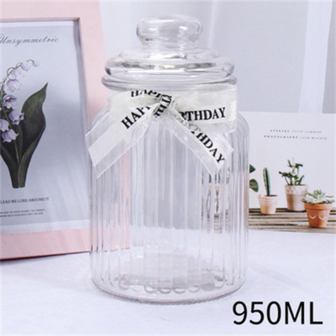 透明玻璃許願星星瓶 裝飾收納 650ML, N/A