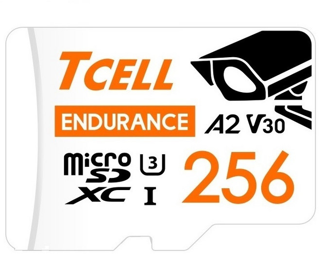 TCELL 冠元 256GB 監控專用記憶卡 高速耐用 SDXC UHS-I U3 A2 工業級, 1個