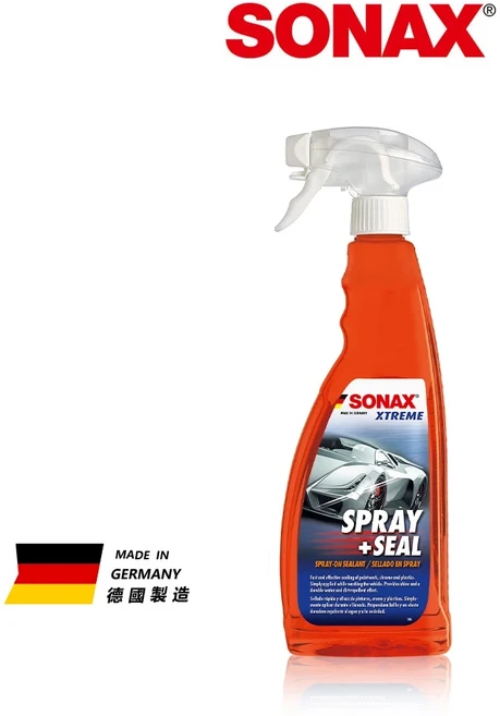 SONAX SS 極致防水鍍膜 水沖式 快速鍍膜 懶人鍍膜首選, 1個, 750ml