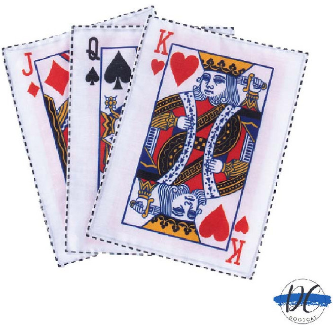 DC 寵物報紙玩具 響紙, 1個, 2#撲克牌【JQK鬼牌隨機出】