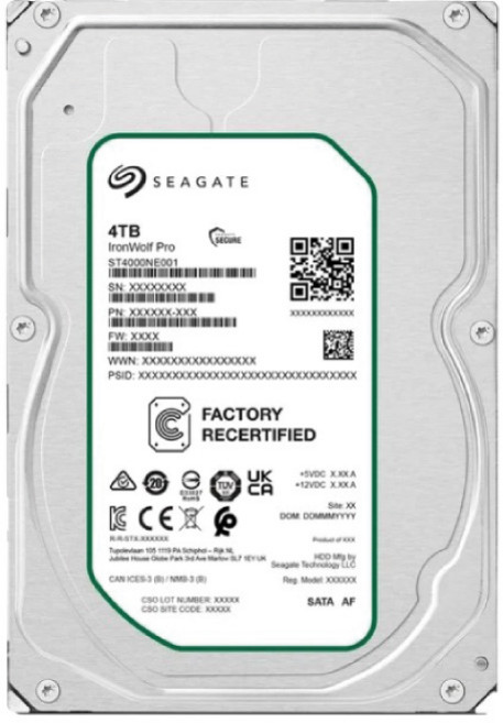 DTAudio聆翔 無線監控 NVR主機專用 大容量/備份硬碟, 1個, 3.5吋4TB硬碟, IPC-HD03